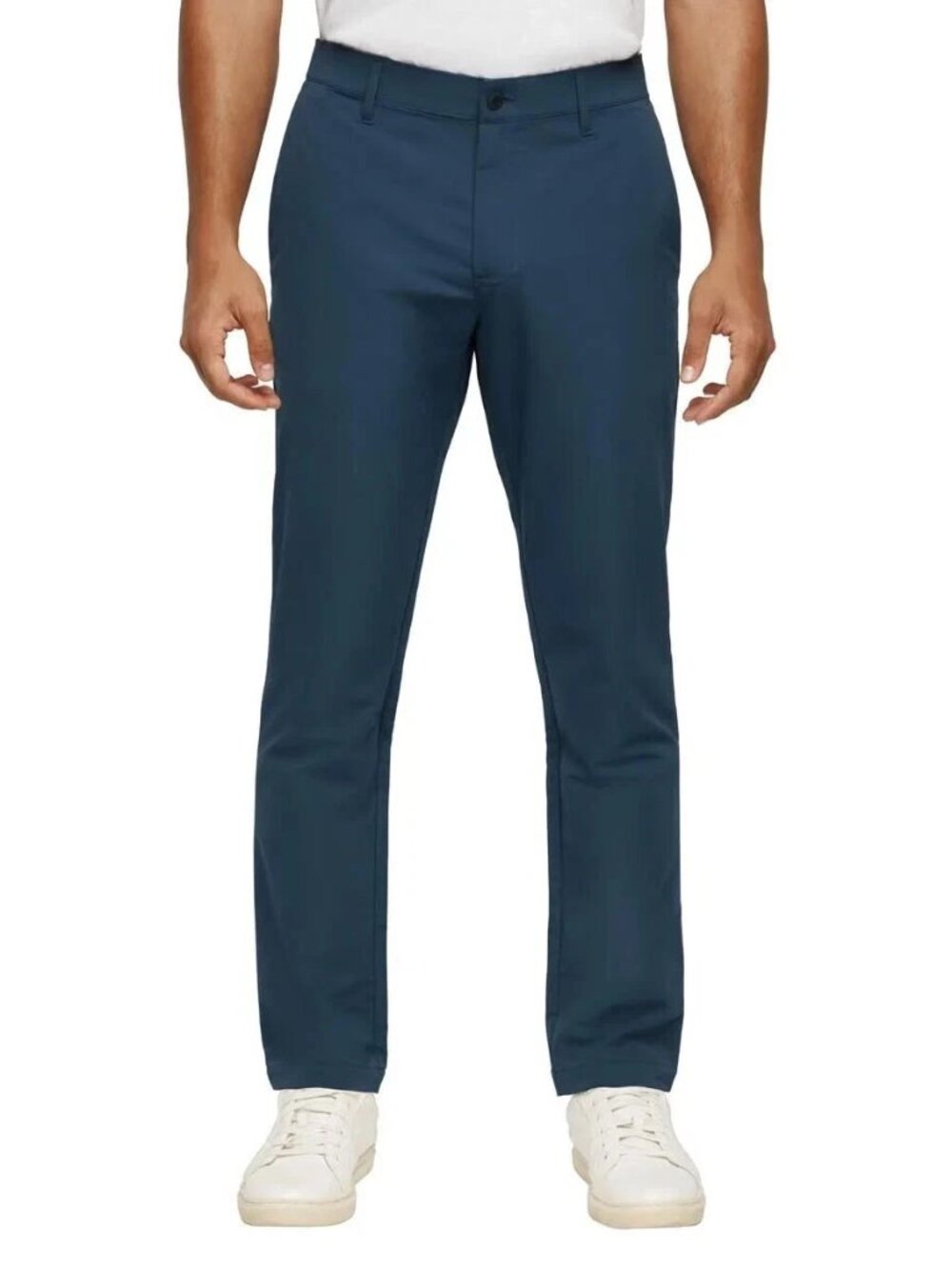 Banana Republic Men's Slim Fit Flat Front Pants, Blue, Size 36X30